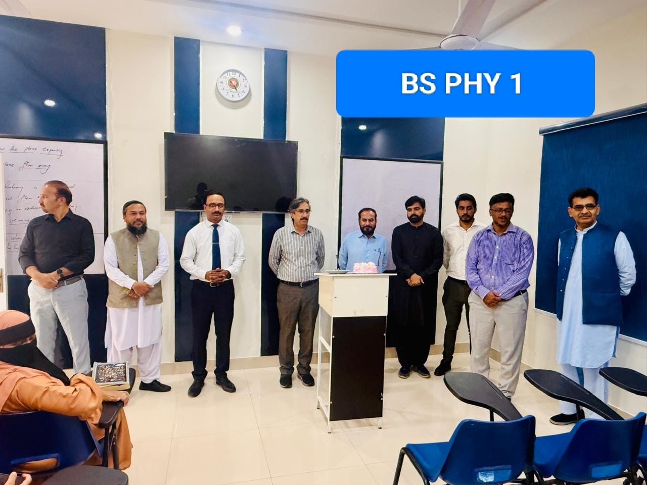 BS Physics 1st Semester Teacher Day Celebration